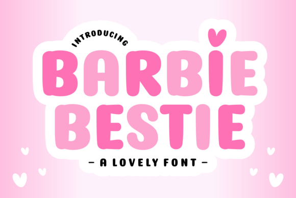 Barbie Bestie Display Font for Fun and Modern Branding Projects