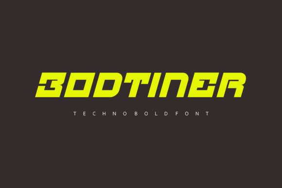 Bodtiner: A Modern Display Font for Polished Editorial Work