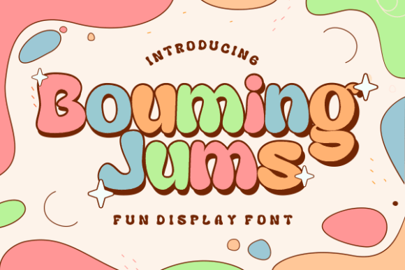 Bouming Jums: A Playful Display Font for Joyful Web Projects