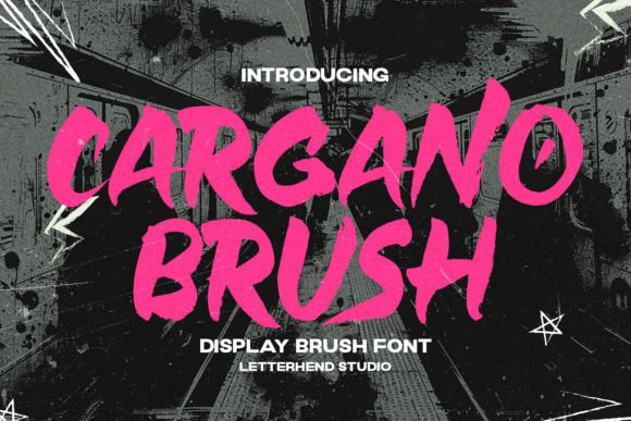 Cargano Brush: A Display Font for Energetic Web Headlines