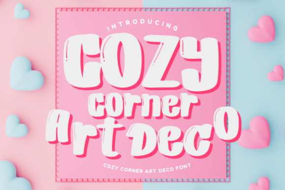 Cozy Corner Art Deco: A Display Font for Editorial Elegance