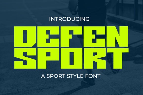 Defen Sport: A Dynamic Display Font for Handmade Products