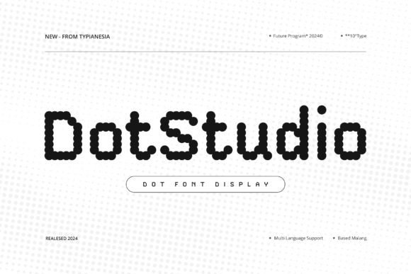 Dotstudio Font for Crafters and Handmade Product Designers