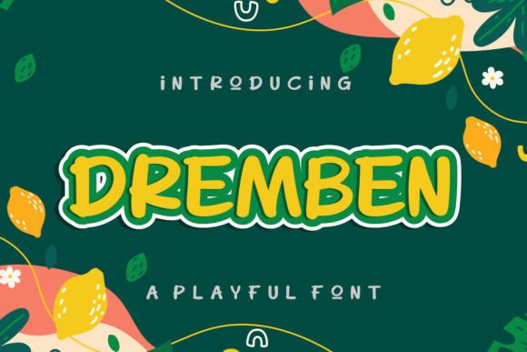 Dremben Font: Playful Display for Social Media Campaigns