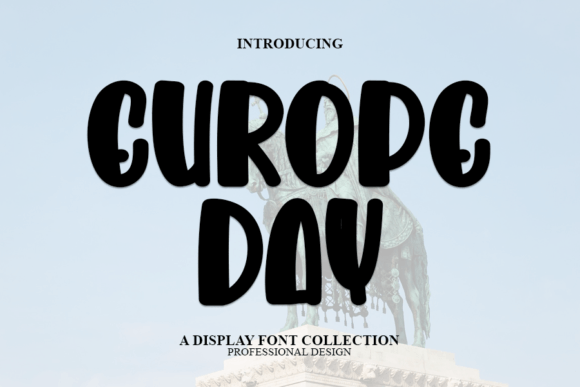 Europe Day: A Modern Display Font for Boutique Branding and Design Projects