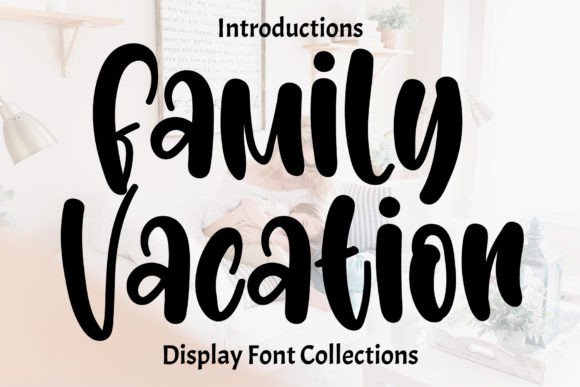 Family Vacation Font: Playful Curves for Branding and Design