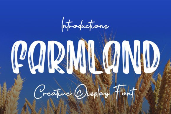 Farmland Font: Fun Display Type for Cheerful Digital Design
