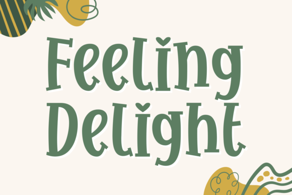 Feeling Delight Display Serif Font for Editorial Design
