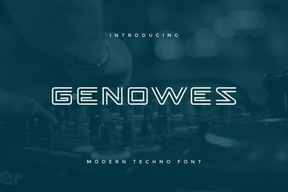 Genowes: A Bold Display Font for Headlines and Branding