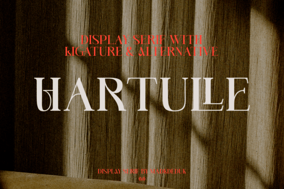 Hartulle: A High-Contrast Display Font for Editorial Design