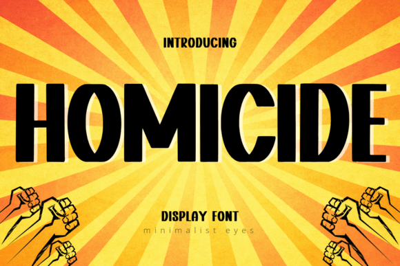 Homicide Display Font: Bold Typography for Editorial Design
