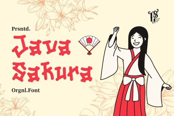 Java Sakura: A Hand-Drawn Japanese Font for Branding