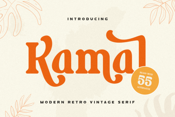 Kamal: A Retro Display Font for Editorial Headlines and Publication Branding