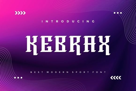 Kebrax Font Review: A Bold Display Typeface for Makers