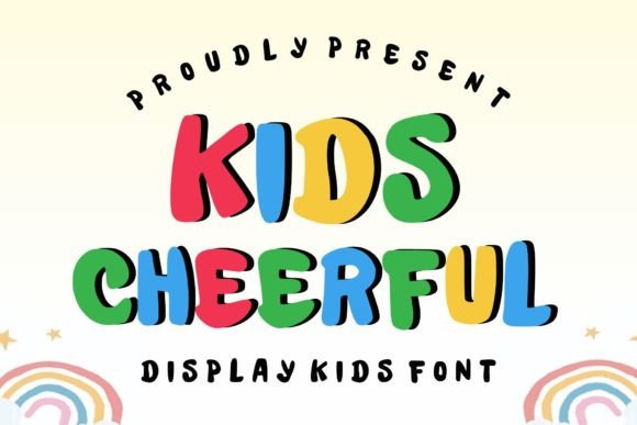 Kids Cheerful Display Font Review for Handmade Product Makers