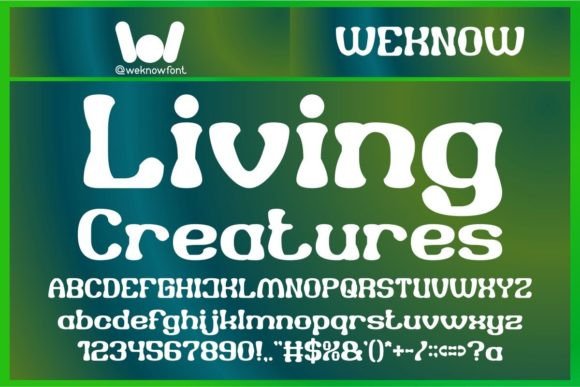 Living Creatures Font for Editorial Design and Publishing