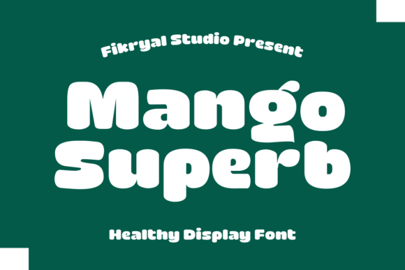 Mango Superb: A Bold Display Font for Campaign Design