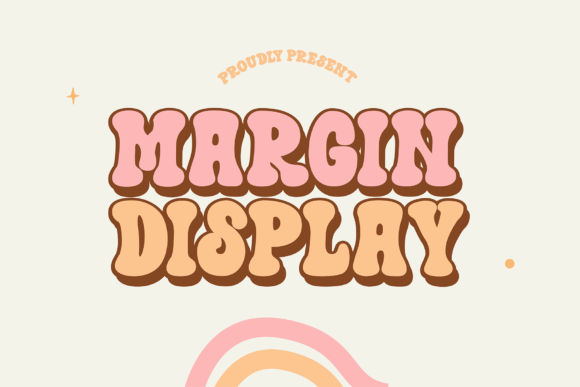 Margin Display: A Charming Retro Display Font for Crafters