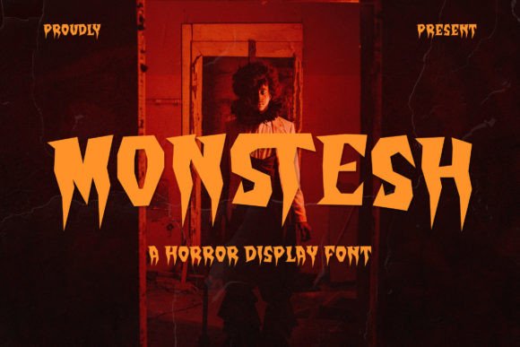 Monstesh: A Horror Display Font for Editorial Design