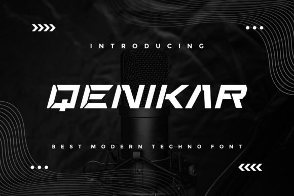 Qenikar Display Font for Small Business Branding and Marketing Materials