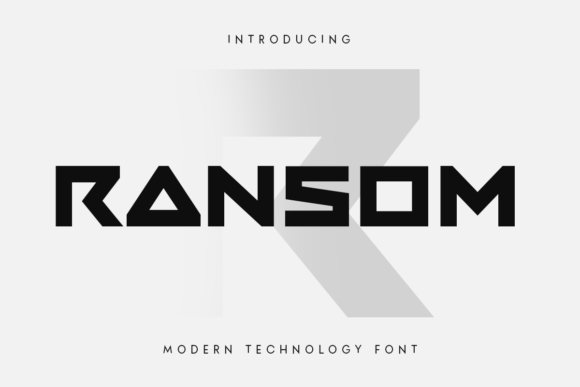 Ransom Display Font for Small Business Branding and Marketing Materials