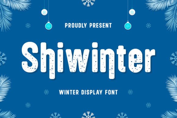 Shiwinter Display Font for Winter Web Design Projects