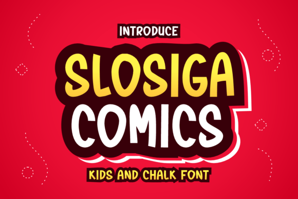Slosiga Comics: A Playful Display Font for Scroll-Stopping Marketing Content