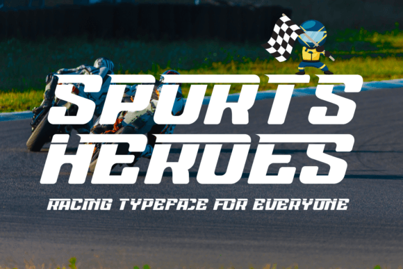 Sports Heroes: A Bold Display Font for Editorial Impact
