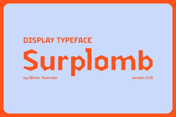 Surplomb Display Font for Editorial Design and Brand Storytelling