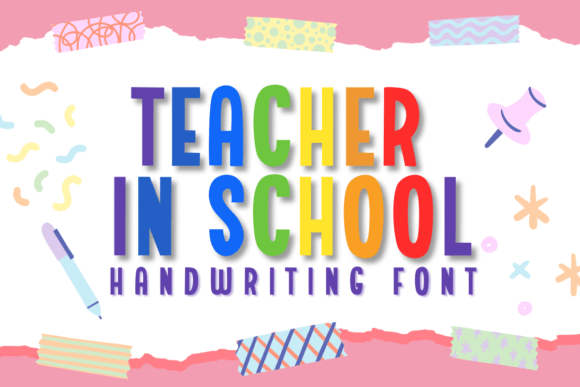 Teacher in School Font Review for Small Business Branding