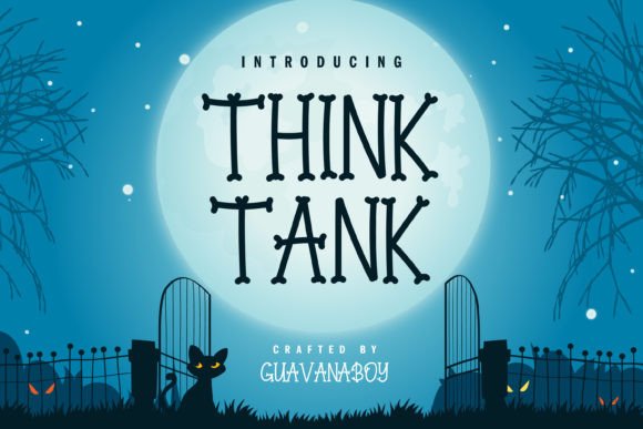 Think Tank Display Font for Playful Web Design